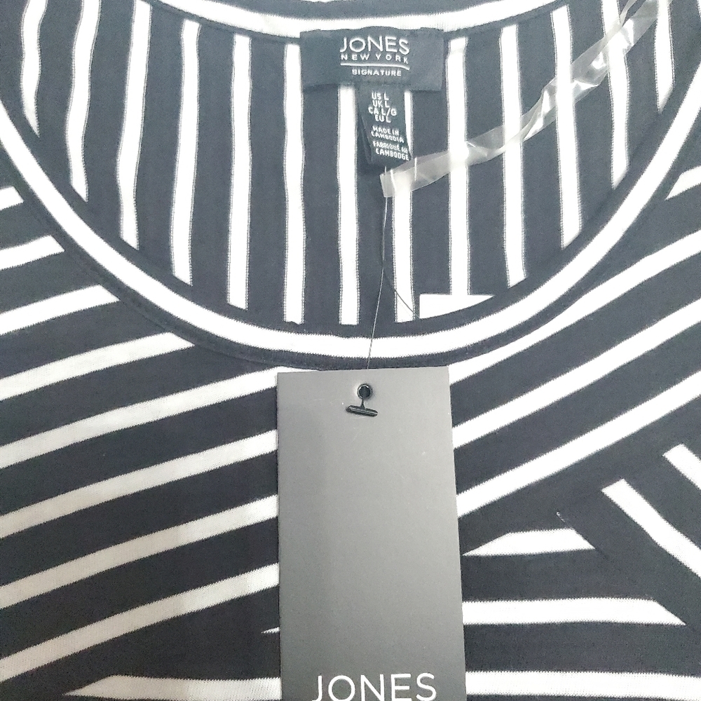 Jones new york striped top/tunic - Picture 5 of 5